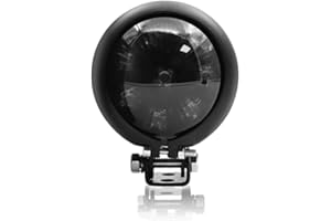 Ygmylandbb Motorcycle Tail Light, Mini LED Bicycle Brake Stop Light Running Light, Universal 12V Fit for Motorbike,Street Bike, Cruiser, black,1PCS