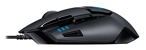Logitech G402 - Rat  n para gaming con 8 botones programables Hyperion Fury  color negro