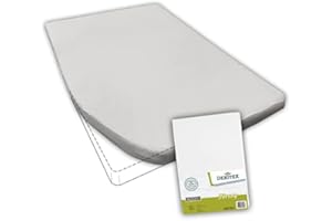 Dexitex - Drap Housse Camping Car - Caravane Matelas - Lit Caravane - pour Camping Car Matelas - Oeko-Tex - 100% Coton - Angle Gauche - Blanc - (135-160cmx190-210cm)