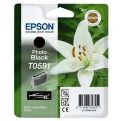 Epson T0591 Cartouche d'encre d'origine noire pour R2400