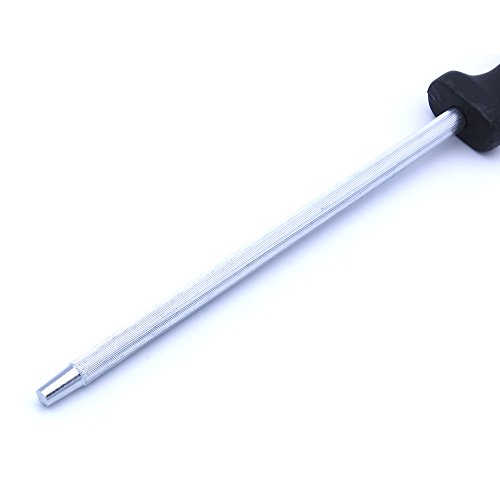 Pazzi Wetzstahl Küchenmesser Schärfer Honen Stahl Schärfstange Edelstahl Metzgerei Stahl 30cm - 4