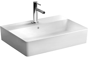 VitrA Nuo 7432B003-0001 Dikdörtgen Lavabo, 60 cm, Beyaz