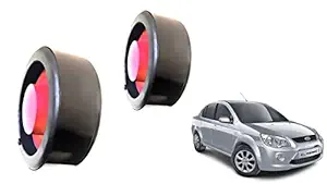 New Tech - Rear Ground Clearance Kit for FIESTA - 20 to 25 M.M. (Black and Red) - Set of 2 Pcs - Front side not Required