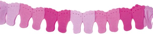 Girl Komplettset Girlande Konfetti Luftballons Girlanden Babyparty - 5