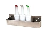 Genware SR22-06  Stainless Steel Speed Rail 6 Bottle, 22"