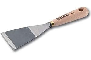 OUTIL PARFAIT RIFLARD DE MACON LAME ACIER TREMPE 10CM POLIE VERNIE MANCHE BOIS TEINT