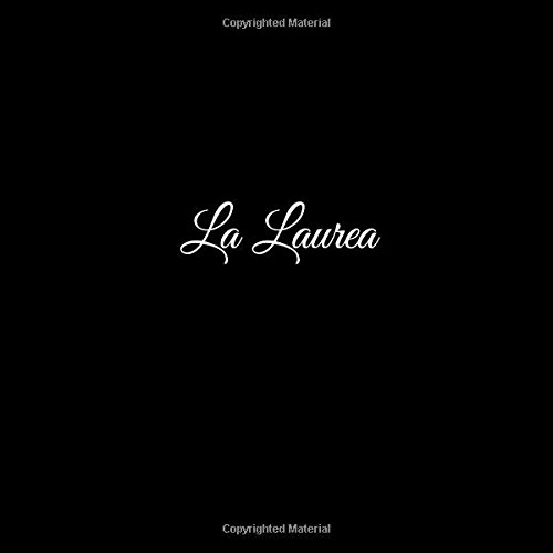 La Laurea Libro Degli Ospiti Per Festa Di Laurea Guestbook Messaggi Ospiti Decorazioni Accessori Idee Regalo Festa Di Laurea Donna Uomo Ragazza Amica Fidanzato Fidanzata Copertina Nero