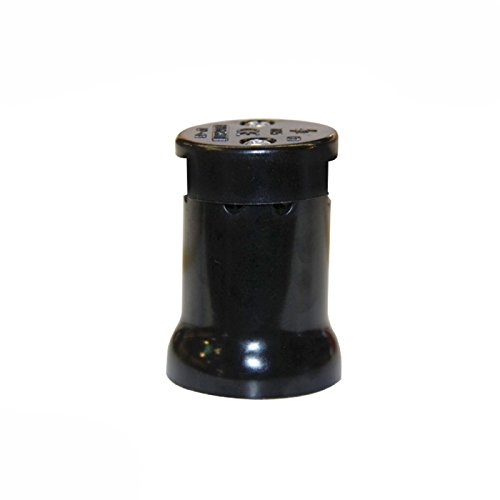 Portalámparas feria negro E27 para cable plano