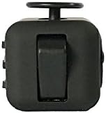 Fidget Cube Toy Anxiety Attention Stress Relief Stocking stuffer Relieves Stress for Children and Adults Christmas Gift Black (Gray and black)