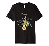 Das Saxophone T-Shirt ist gemacht für die Leidenschlaftlichen Saxophone Spieler. Das Saxophone ist ein muss für jede Jazz Band. Es ist ein perfektes Geschenk für jeden Musiker der Woche für Woche sein Saxophone rausholt. Möge der Jazz nie verklingen.