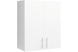 JD Greta 600mm Kitchen Wall Cabinet with Door – Wall Unit – White Matt – Modern Storage Cupboard