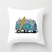 Produktbild CBOutletArt VW Bus Cotton Linen Decorative Throw Pillow Case Cushion Cover inch a:51