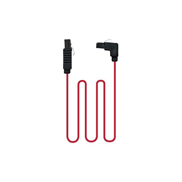 NANOCABLE 10.18.0301 - Cable SATA Datos acodado con Anclajes para Disco Duro o Dispositivos con conexión SATA, Rojo, 0… - Image 5