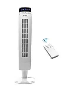 PELONIS 3-Speed Oscillating Tower Fan with Timer and Remote Digital Control, 40