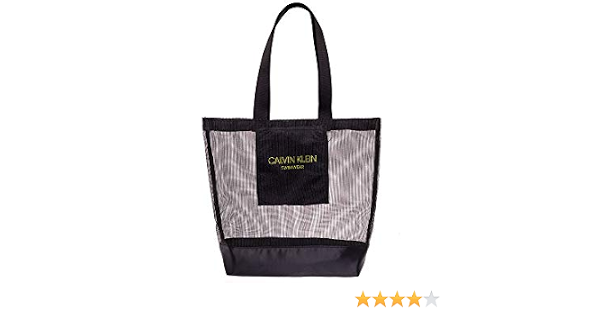 Calvin Klein Borsa Mare Spiaggia a Spalla CK Articolo K90KW00006 Mesh Tote  - cm.41x39x13,5, BEH Pvh Black, Unica - One Size : Amazon.it: Scarpe e borse