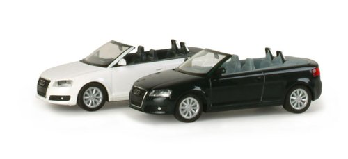 Preisvergleich Produktbild Herpa 033992 - Audi A3, Cabrio, metallic
