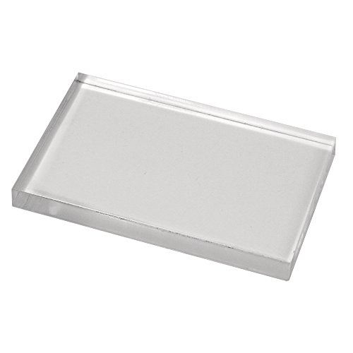 RAYHER 28876000 Acrylblock für Silikon-und Gummistempel, 125 x 172 x 12 mm, SB-Blister