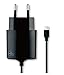 Produktbild behello behtrc00001 Innen Schwarz Ladegerät von Mobiltelefonen – Ladegeräte von Mobiltelefonen (Innen, Universal, Sektor, schwarz, 1,2 m, 2,1 A)