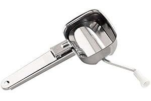 Tredoni Râpe Hachoir à Persil en Acier Inoxydable avec Couvercle, Moulin Herbes Broyeur/Hachoir à Ail/Oignon