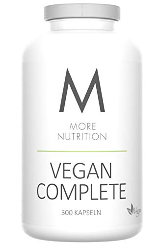 More Nutrition Vegan Complete - 2 Monats Packung - Nahrungsergänzung Für eine Vegane Ernährung 1 x 300 Kapseln