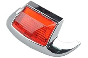 BHYSHOP Feu avant de moto avant pour Harley Ultra Classic Electra Glide Héritage Soft FLHTCU FLSTC FLHT Standard (rouge)