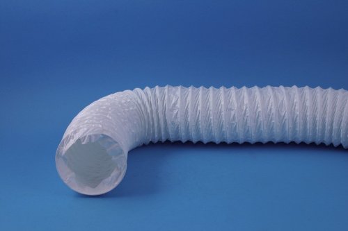 daniplus© Abluftschlauch PVC flexibel Ø 125 / 127 mm, 6 m z.B. für Klimaanlagen, Wäschetrockner, Abzugshaube