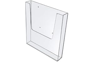 Pos Display Shop 5 x A4 Portrait Leaflet Holder Wall Mountable LDS5000 Recyclable!