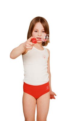 Preisvergleich Produktbild Living Crafts Mädchen-Slip, Doppelpack 152, Grau