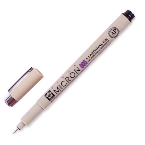 PIGMA MICRON Fineliner SET (6 Stifte, schwarz) - 2