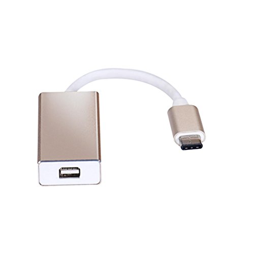 Bluestercool USB 3.1 Typ C zu Mini Displayport DP 1080p HDTV-Adapter-Kabel (Gold) - 2