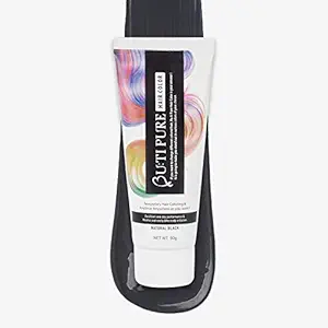 ButiPure ( NATURAL BLACK ) One Day Hair Color | Temporary Root Touch Up Concealor | Ammonia, Paraben & PPD Free | Zero Damage Hair Colour 60g