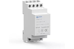 ZIZA PLAY Door Bell Transformer. Suitable For Wired Doorbells & Compatible With Ring/Chime/Smart Door Bell. DIN Rail Mountable. Mains Converter 8/12/24V. No Need To Charge Batteries Anymore.