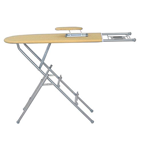 Preisvergleich Produktbild KTYXDE Tritthocker Multifunktions-Bügelbrett Leiter nach Hause klappbar Tritthocker Nicht Stahl Dual-Use-Leiter 26x90x71CM Tritthocker