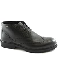 IGI&Co 86763 Grises Zapatos de Hombre Botas de Cordones de Cuero Mediados Inglés Gore-Tex