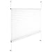 Produktbild WOLTU #391 Plissee Klemmfix ohne Bohren oder zum Bohren für Fenster & Tür Crushed Optik, Jalousie Faltrollo Fensterrollo Blickdicht, easyfix & verspannt, Sichtschutz Sonnenschutz, Weiss 45x100 cm