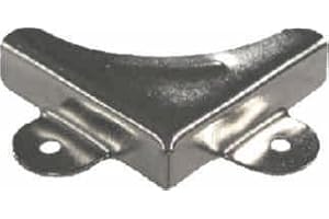 DIY SUPPLIERS TLDSHOP® - 10pz di Fermaspecchio ad Angolo 32mm - Acciaio Nichelato