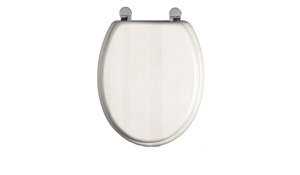 Allibert 183701b Wc Sitz Aus Holz Massiv Weiss Gekalkt Vienna Amazon De Baumarkt