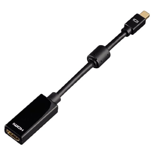 Hama Mini DisplayPort zu HDMI Adapter, Full HD bis 1080 dp, miniDP Stecker auf HDMI Buchse, ideal für Macbook Air/Macbook Pro/Mac Pro/Mac Mini, schwarz - 2