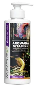 AquaNature Arowana Vitamin+ Health & Color Enhancement for Arowana Fish. (120ml)