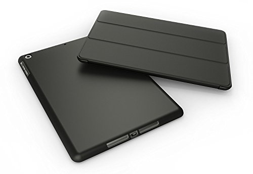 Khomo iPad 2, iPad 3, iPad 4 Retina Hülle Case Schwarze Gehäuse mit doppelten Schutz ultra dünn und leicht, Smart Cover – Dual Black - 6