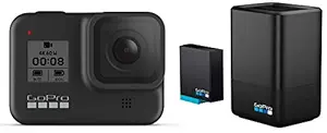 GoPro Hero 8 Black, Optical, Action Camera, Extra Battery, Dual Battery Charger