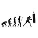 Produktbild Boxen Evolution Aufkleber Kick Boxer Spielen Auto Aufkleber Free Combat Poster Vinyl Striker Wandtattoos Wanddekor 58x128 cm