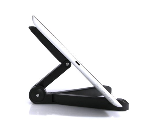 ArktisPRO iPad, iPad Pro 9,7″, iPad Air 1/2 und iPad mini 1/2/3/4 Reiseständer Halterung Aufsteller Ständer Tischständer - 5
