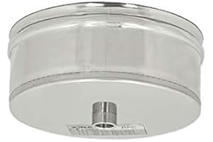 UTILFER Canne Fumarie Tappo Scarico Condense Acciaio Inox 304 Cm26X0, 5Mm 130