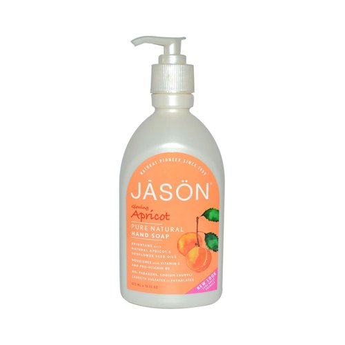 Jason Pure Natural Hand Soap Glowing Apricot - 16 fl oz Jason Pure Natural Hand Soap Glowing Aprico