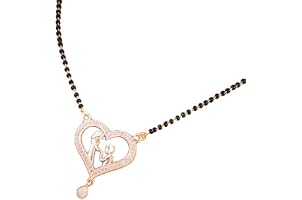 Vidora Jewellery One Gram Gold Chain Black Beads 18 inch Mangalsutra/Tanmaniya/Nallapusalu/Mangalsutr for Women