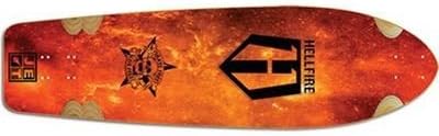 Jet Skateboard Longboard Hellfire by Jet Wrath Inferno Longboard Deck 9.85' x 37.5'