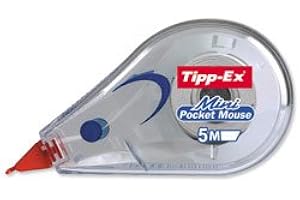 Tipp-Ex Mini Pocket Mouse Correction Tape Roller 5mmx5m Ref 812878 [Pack 10]