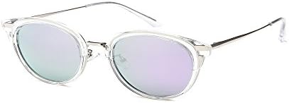 DUBI European and American big sunglasses street decorative sunscreen (Transparent, purple)