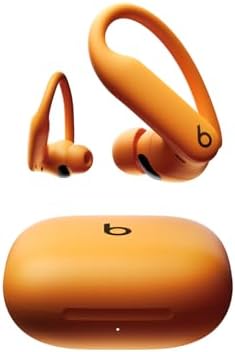Beats Powerbeats Pro 2 Bluetooth Auricolari wireless - Cancellazione del rumore, IPX4, fino a 45H con custodia di ricarica, compatibile con Apple e Android - Arancione elettrico